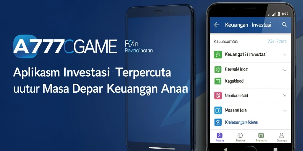 Tampilan antarmuka A777GAME yang intuitif dan mudah dinavigasi untuk investasi.