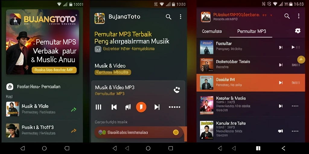 Tampilan antarmuka BUJANGTOTO yang sederhana dan mudah digunakan.