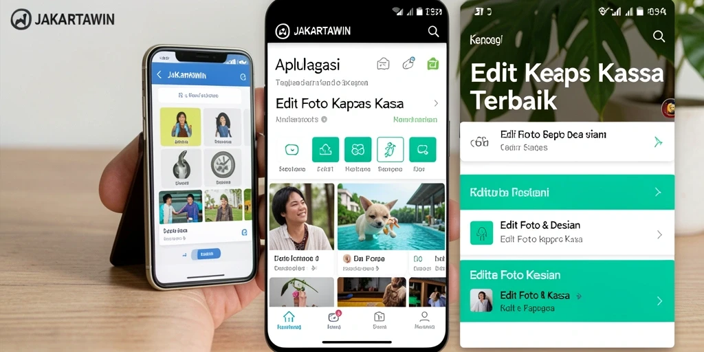 Antarmuka JAKARTAWIN yang modern untuk Edit Foto Kertas Kaca.