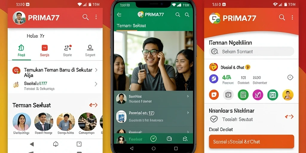 Tampilan antarmuka PRIMA77 yang menarik dan fungsional.