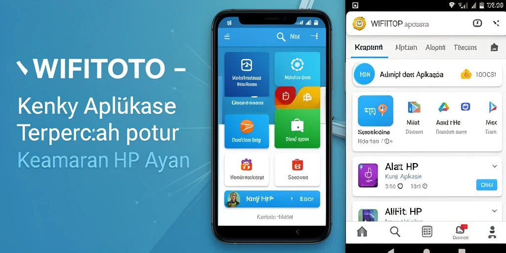 Tampilan antarmuka WIFITOTO yang sederhana dan intuitif.