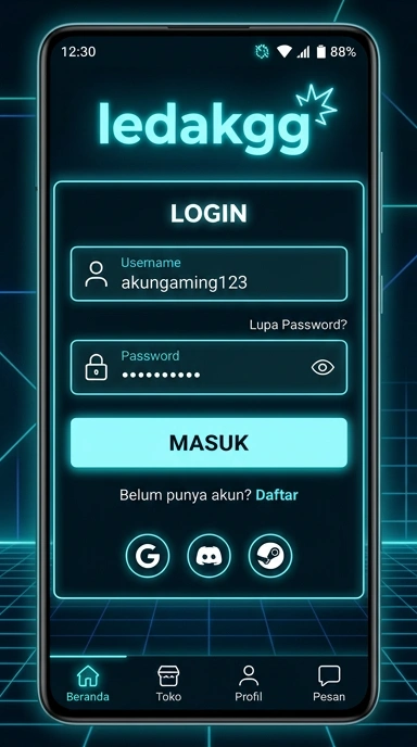 Panduan Masuk Akun ledakgg untuk Pengguna Android